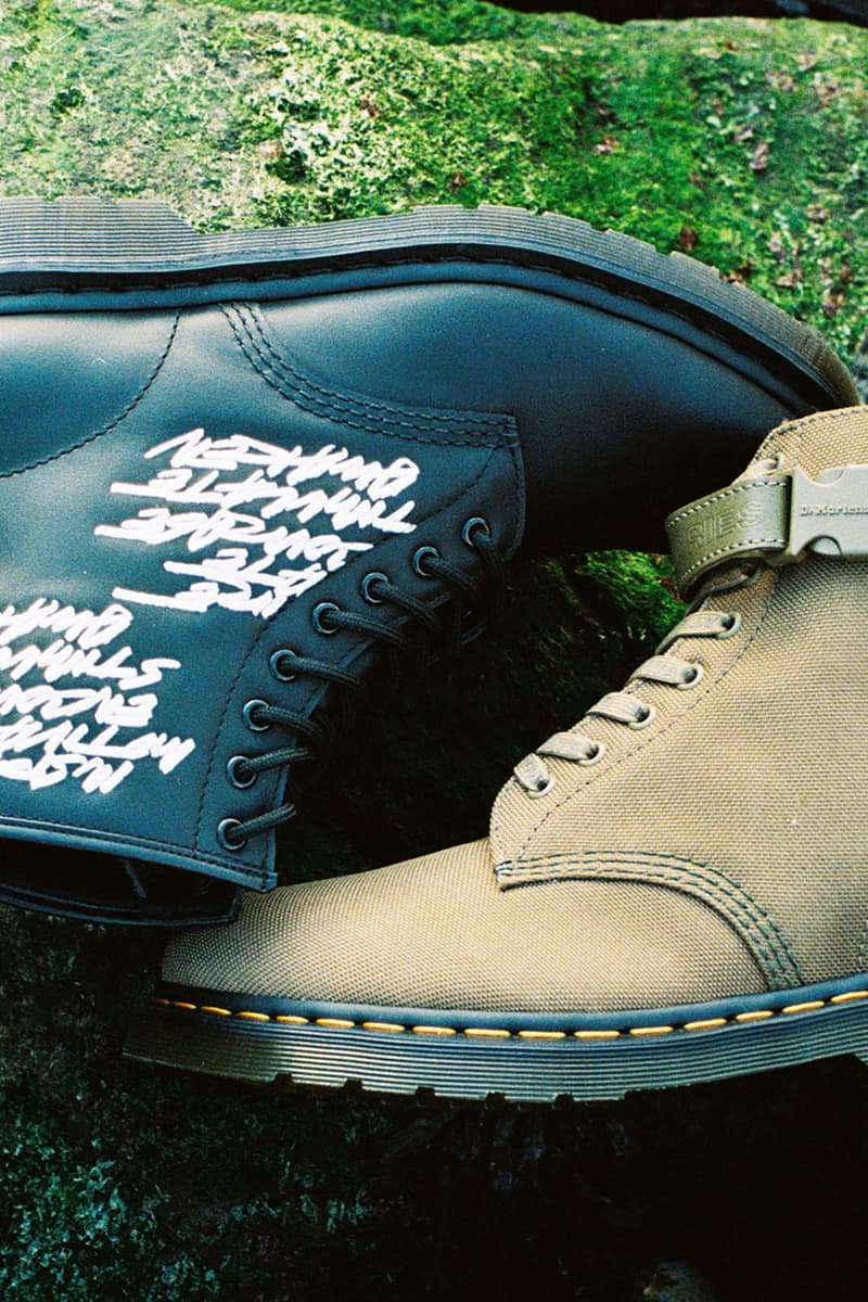 マーチンxフューチュララボラトリーズからコラボブーツがリリース　Dr. Martens x Futura Laboratories collab release info