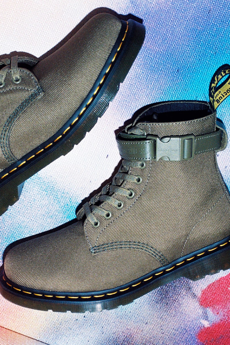 マーチンxフューチュララボラトリーズからコラボブーツがリリース　Dr. Martens x Futura Laboratories collab release info