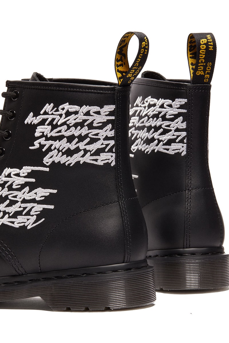 マーチンxフューチュララボラトリーズからコラボブーツがリリース　Dr. Martens x Futura Laboratories collab release info