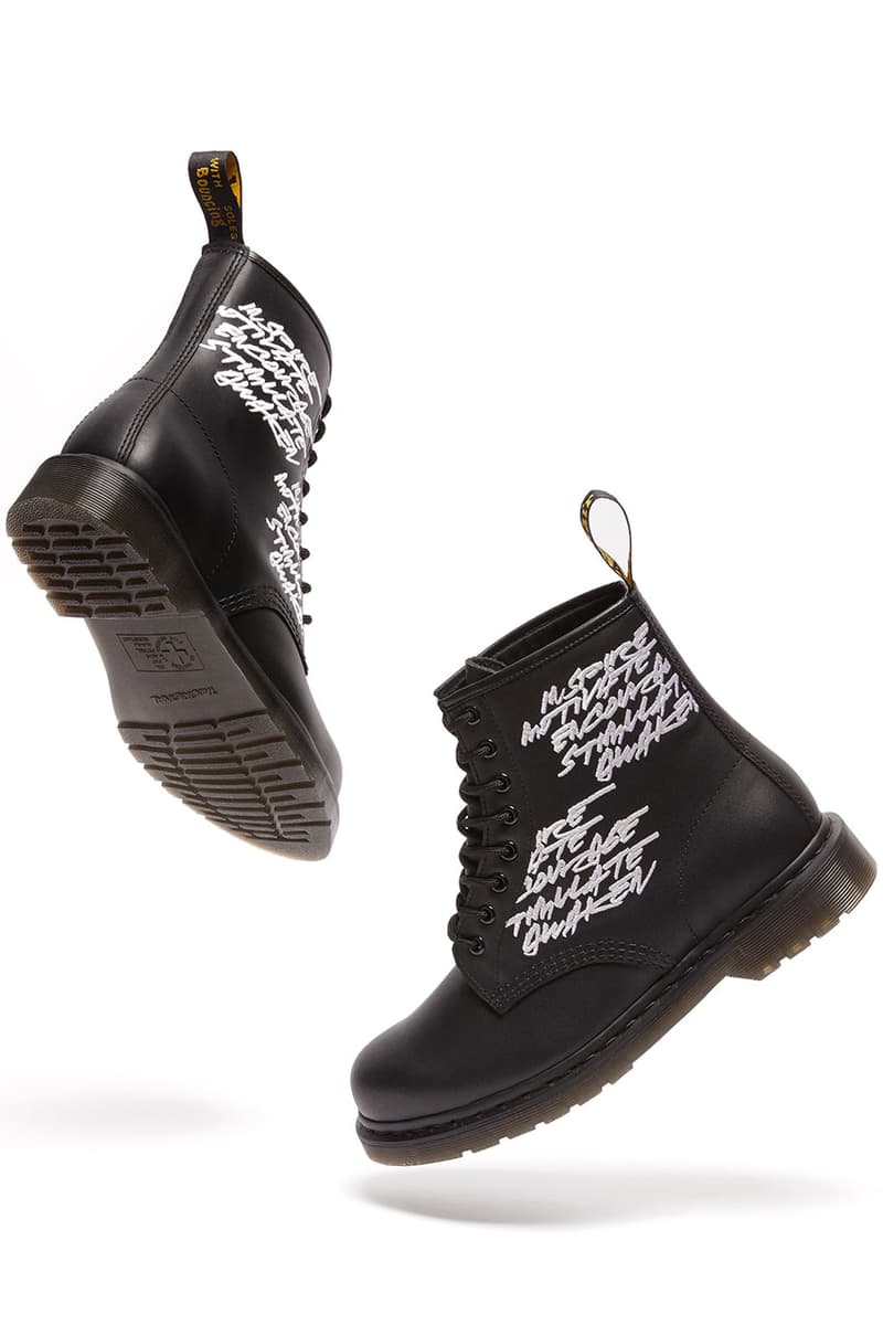 マーチンxフューチュララボラトリーズからコラボブーツがリリース　Dr. Martens x Futura Laboratories collab release info