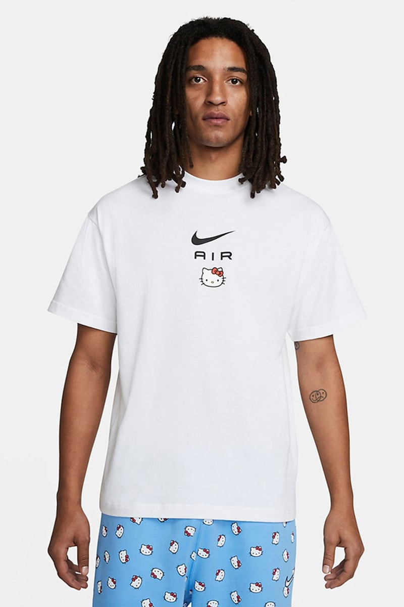 ハローキティ x ナイキによるコラボコレクションが発売予定 Nike Hello Kitty Collaboration presto white t shirt cobranded cat air light blue board short steven smith hiroshi fujiwara sanrio release info news