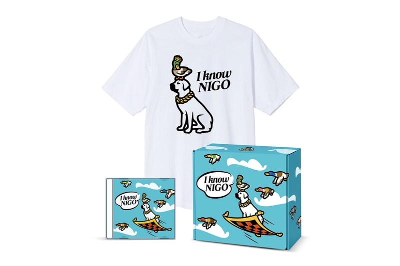 ニゴー『I Know NIGO』のTシャツ + CD のボックスセットが予約受付中
