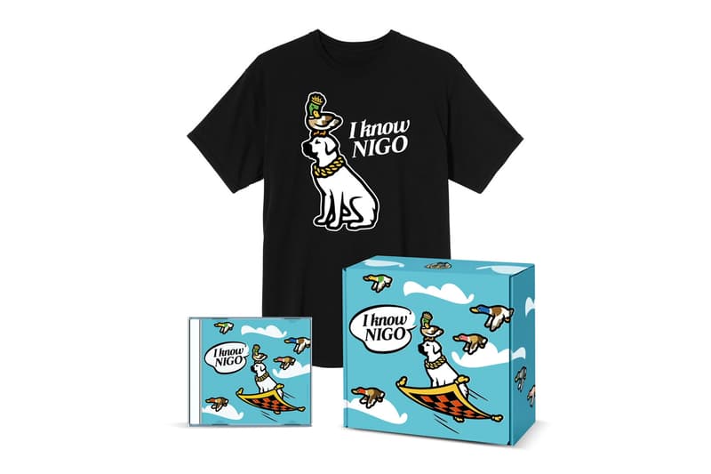 ニゴー『I Know NIGO』のTシャツ + CD のボックスセットが予約受付中