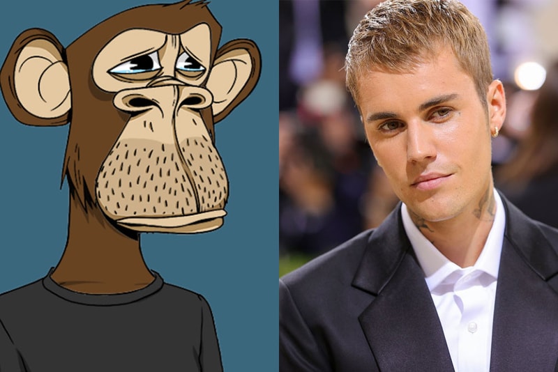 ジャスティン・ビーバーが1億5,000万円で“何の変哲もない” Bored Ape NFT を購入 Justin Bieber Bored Ape Yacht Club 3001 500 eth purchase opensea inBetweeners NFT ethereum blockchain crypto 