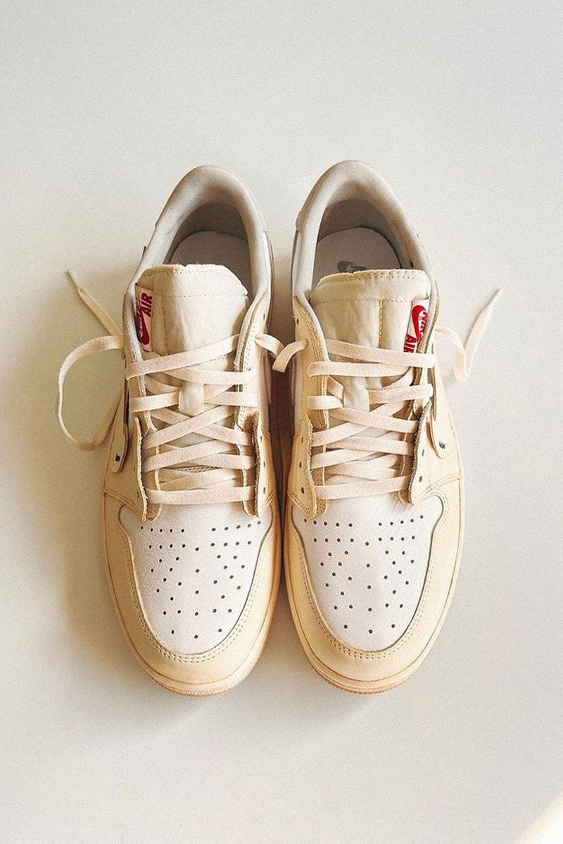 レブロン・ジェームズのために製作されたカスタム仕様の オフワイト x エアジョーダン1 ロー Off-White™️ x Air Jorda 1 Low が公開 LeBron James Shows Off Custom Off-White™ x Air Jordan 1 Low chef huy le virgil abloh sneakers custom shoes los angeles lakers king james