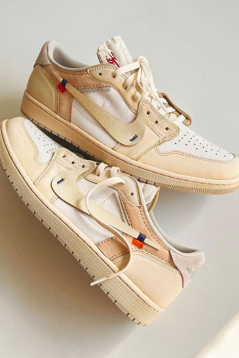 レブロン・ジェームズのために製作されたカスタム仕様の オフワイト x エアジョーダン1 ロー Off-White™️ x Air Jorda 1 Low が公開 LeBron James Shows Off Custom Off-White™ x Air Jordan 1 Low chef huy le virgil abloh sneakers custom shoes los angeles lakers king james
