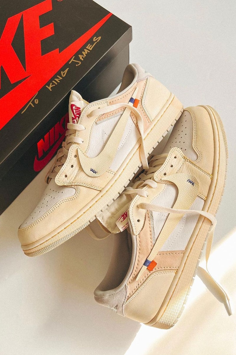 レブロン・ジェームズのために製作されたカスタム仕様の オフワイト x エアジョーダン1 ロー Off-White™️ x Air Jorda 1 Low が公開 LeBron James Shows Off Custom Off-White™ x Air Jordan 1 Low chef huy le virgil abloh sneakers custom shoes los angeles lakers king james