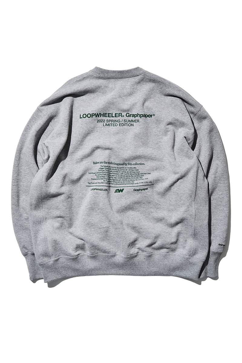 ループウィラーxグラフペーパーから22年春夏の新作アイテムが登場 LOOPWHEELER for Graphpaper 2022ss new item release