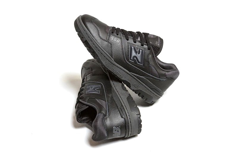 ニューバランスからオールブラックの新作 550 “トリプルブラック”が登場 new balance 550 triple black BB550BBB release date info store list buying guide photos price 