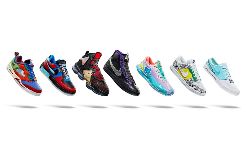 ナイキから2022年のドーレンベッカー フリースタイル コレクションが発表 Nike 2022 Doernbecher Freestyle Collection ohsu childrens hospital lebron 19 dunk low air force 1 fontanka air jordan 5 low nikecourt zoom vapor cage 4 jordan brand catalina zoe sam maylee ayman michael release date info store list buying guide photos price 