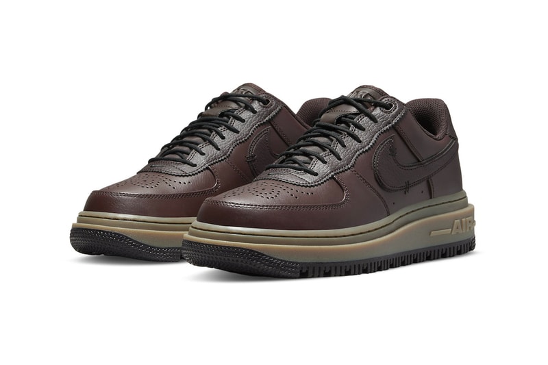 ナイキからドレスシューズのような新作エアフォース1が登場 Nike Air Force 1 Luxe "Brown Basalt" DN2451-200 Release 2022 Nike sportswear