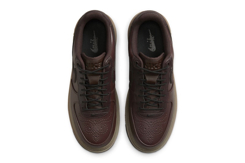 ナイキからドレスシューズのような新作エアフォース1が登場 Nike Air Force 1 Luxe "Brown Basalt" DN2451-200 Release 2022 Nike sportswear