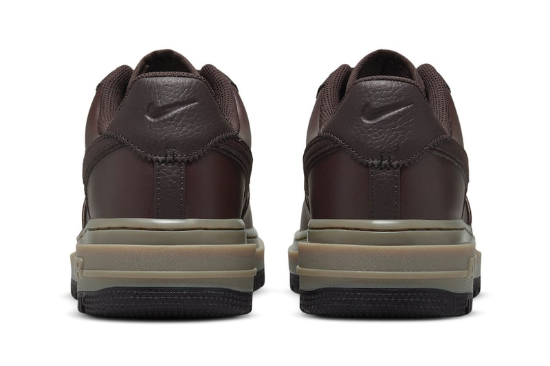 ナイキからドレスシューズのような新作エアフォース1が登場 Nike Air Force 1 Luxe "Brown Basalt" DN2451-200 Release 2022 Nike sportswear