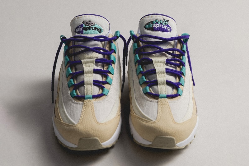 ナイキからリサイクル素材を使用したエアマックス 95 “Air Sprung” が登場 Nike Air Max 95 SE "Air Sprung" Sesame / Washed Teal / Coconut Milk / Phantom DH4755 200 Release Information Sustainable Materials Move to Zero