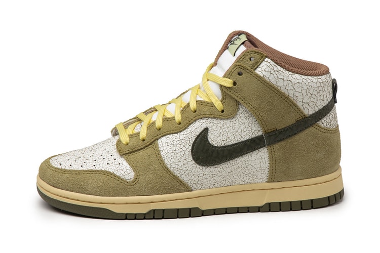 Nike から長年履き込んだような“ひび割れ加工”の新作 Dunk High Retro “Re-Raw” が登場