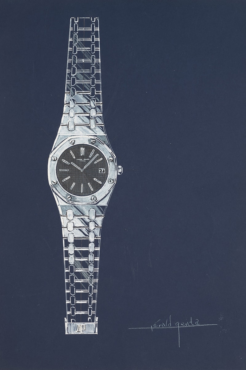 オーデマピゲがオーデマピゲのオリジナルデザイン画を約7,000万円で落札 Gerald Genta: Icon of Time Auction Series Kicks Off In Geneva With The Sale Of Original Royal Oak Design