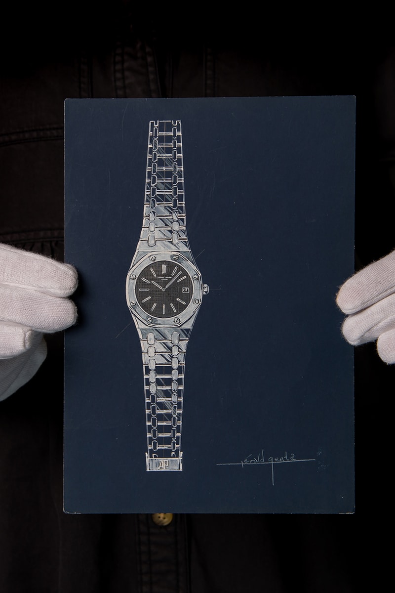 オーデマピゲがオーデマピゲのオリジナルデザイン画を約7,000万円で落札 Gerald Genta: Icon of Time Auction Series Kicks Off In Geneva With The Sale Of Original Royal Oak Design