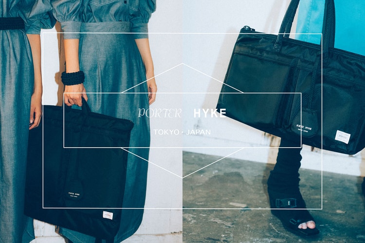 PORTER と HYKE によるコラボレーションラインがローンチ