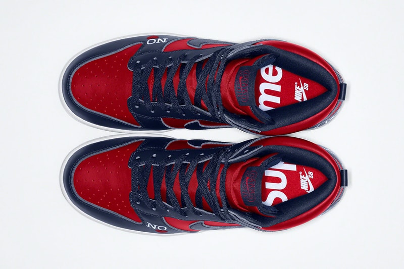 シュプリームxナイキSBによるコラボダンクハイがついに発売 supreme nike sb dunk high by any means release date
