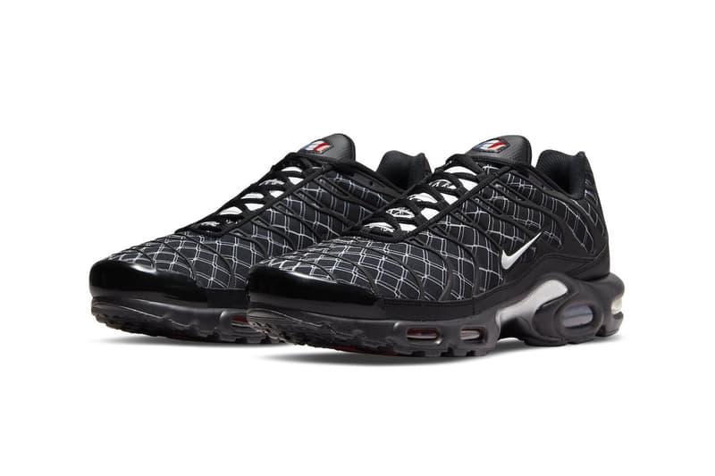 ナイキからフランスに焦点を当てたエアマックスプラスが登場 Nike Air Max Plus France Official Look Release Info DV3194-001 3M black silver release date info price French basketball net 1993 93 