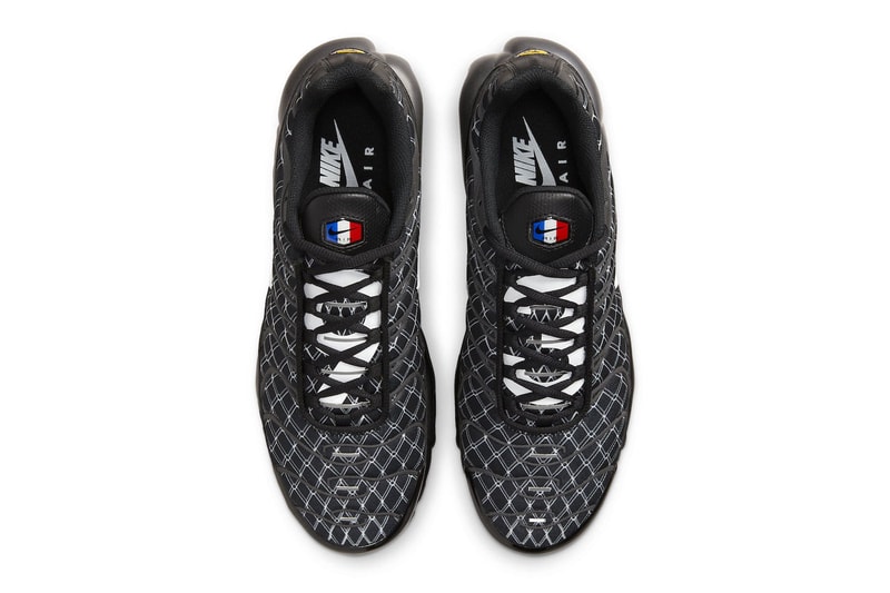 ナイキからフランスに焦点を当てたエアマックスプラスが登場 Nike Air Max Plus France Official Look Release Info DV3194-001 3M black silver release date info price French basketball net 1993 93 