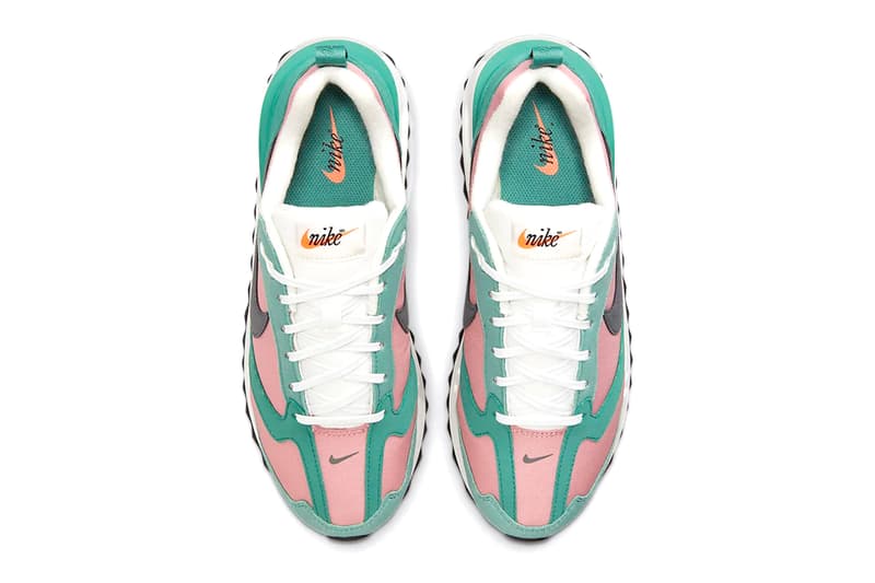 ナイキが2022年のエアマックスデイを記念したモデルを発表  Nike Air Max Day March 26 New Colorways AM Dawn AM97 AM 90 SE Green and Pink Canvas Paneling “32C Air Max” Branding Patch “XXXV” Embroidered Accents Annual Sneaker Holiday March 26 1978 Tinker Hatfield Nike Branding Swoosh Micro-Swoosh Sage Green Overlays Air Max II 1989