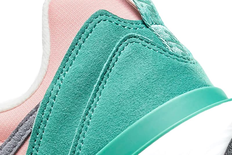 ナイキが2022年のエアマックスデイを記念したモデルを発表  Nike Air Max Day March 26 New Colorways AM Dawn AM97 AM 90 SE Green and Pink Canvas Paneling “32C Air Max” Branding Patch “XXXV” Embroidered Accents Annual Sneaker Holiday March 26 1978 Tinker Hatfield Nike Branding Swoosh Micro-Swoosh Sage Green Overlays Air Max II 1989