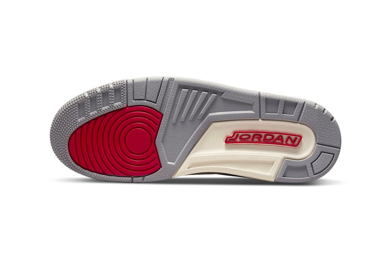 梳毛糸の平織物であるモスリンの風合いに着想した Air Jordan 3 “Muslin”が登場 Air Jordan 3 Muslin Official Look Release Info DH7139-100 Date Buy Price University Red Cement Grey Sail