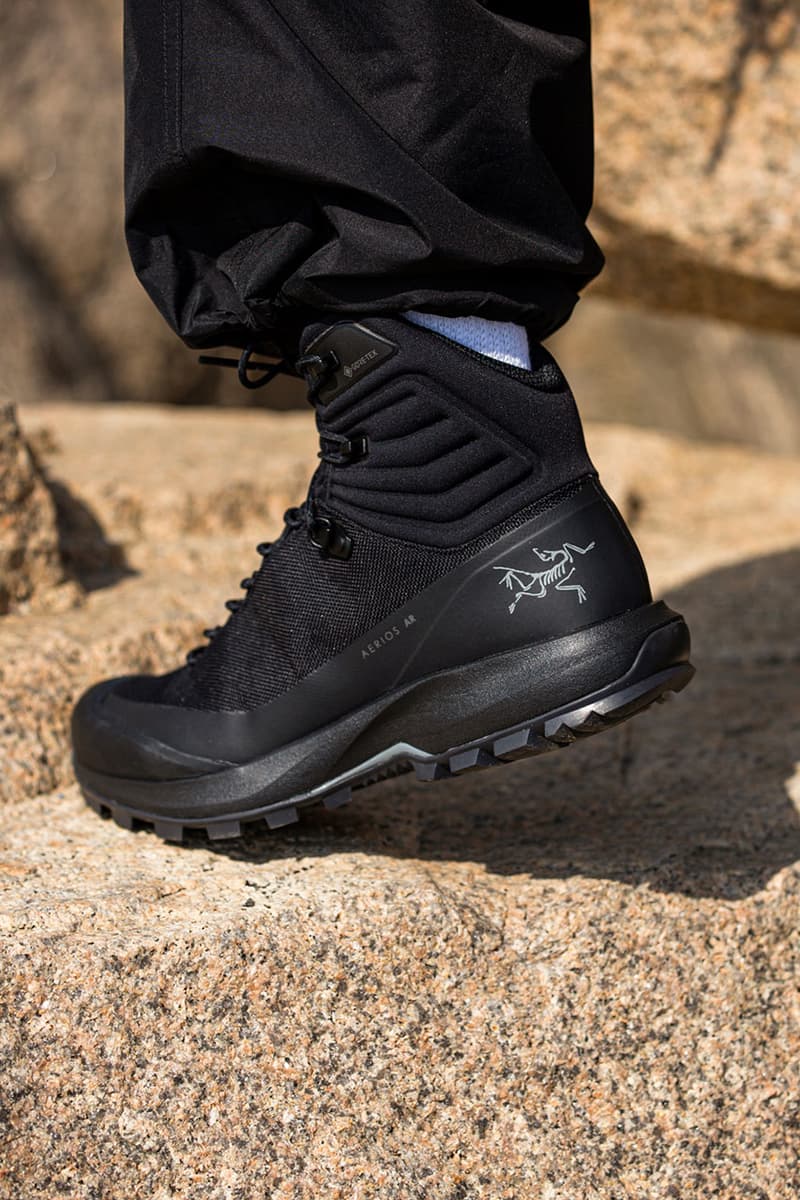 ビームスxアークテリクスが本格的なトレッキングに適した高機能フットウェアを発売 beams arcteryx collab footwear release info