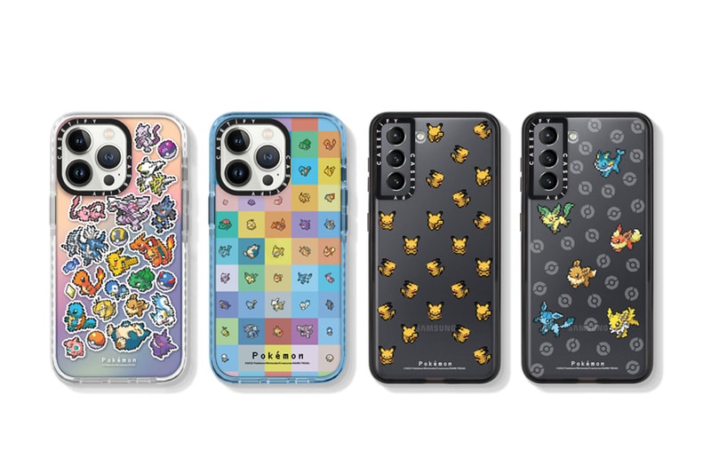 CASETiFY x『ポケモン』 からピクセルアート調の最新コレクションが登場
