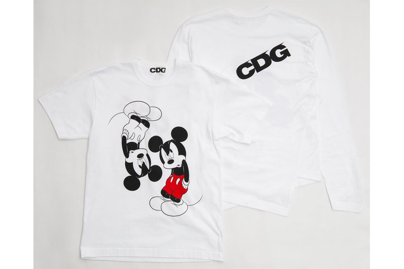 CDG からディズニーとのコラボ含む2022年春夏の新作アイテムが登場 CDG x Disney mickey mouse collab items 2022 spring summer release info