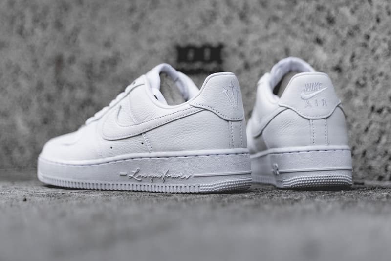 ドレイクが手掛ける ノクタ x ナイキエアフォース 1 のディテールをチェック Drake NOCTA Nike Air Force 1 Certified Lover Boy Detailed Look DA3825-100 Release Info Date Buy Price