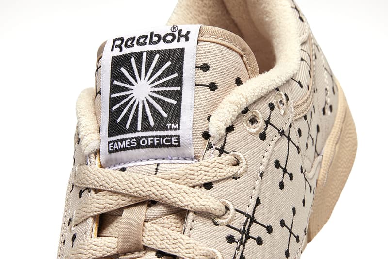 イームズオフィス x リーボック クラブ C のコラボコレクション第2弾が到着 Eames Reebok Club C composition Dot Pattern GY1068 GY1069 competition for printed fabrics ray eames March 17 release date info price