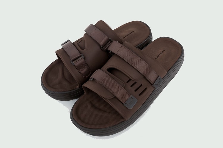 FUMITO GANRYU x SUICOKE からブラウンカラーのラバーサンダルが登場