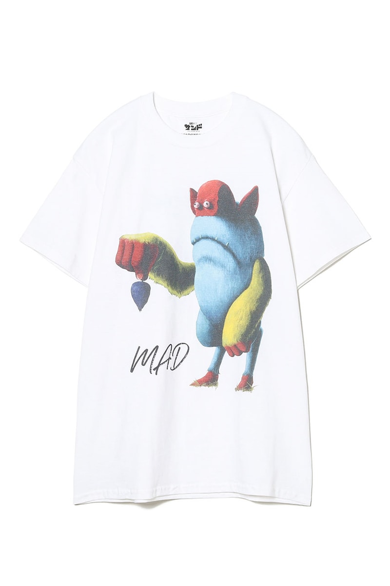 マッドストアアンダーカバーから『未来原人サンド』のTシャツが登場　MADSTORE UNDERCOVER x THE SAND MAN by daisuke matsumoto & geeekman painting collab item release info