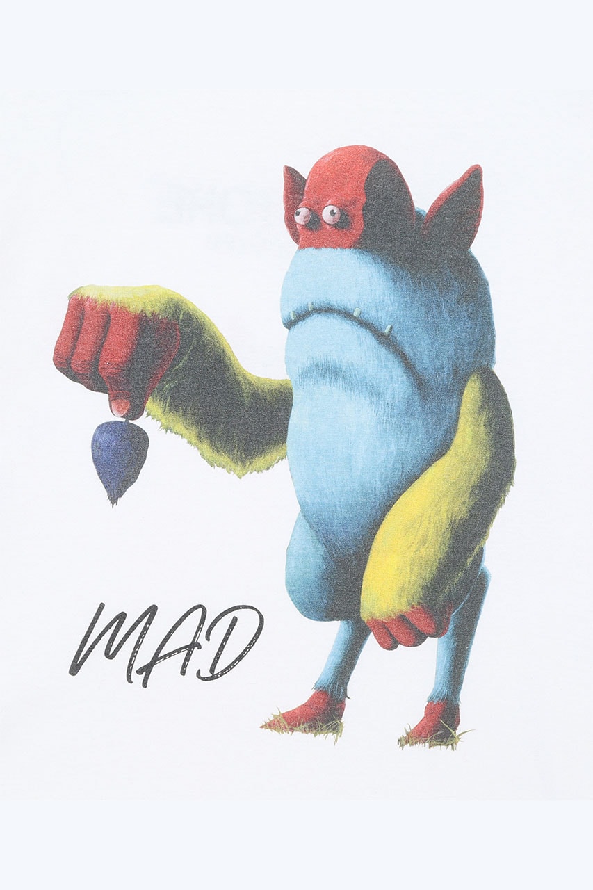 マッドストアアンダーカバーから『未来原人サンド』のTシャツが登場　MADSTORE UNDERCOVER x THE SAND MAN by daisuke matsumoto & geeekman painting collab item release info