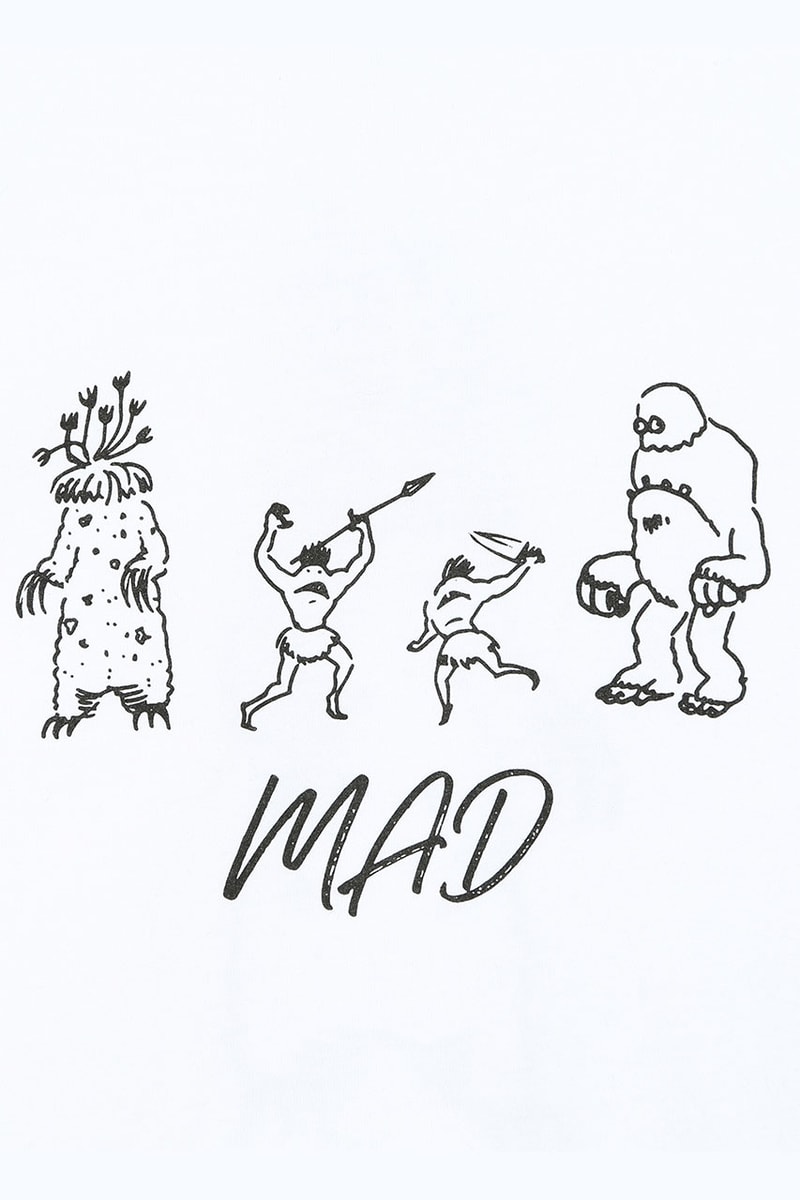マッドストアアンダーカバーから『未来原人サンド』のTシャツが登場　MADSTORE UNDERCOVER x THE SAND MAN by daisuke matsumoto & geeekman painting collab item release info