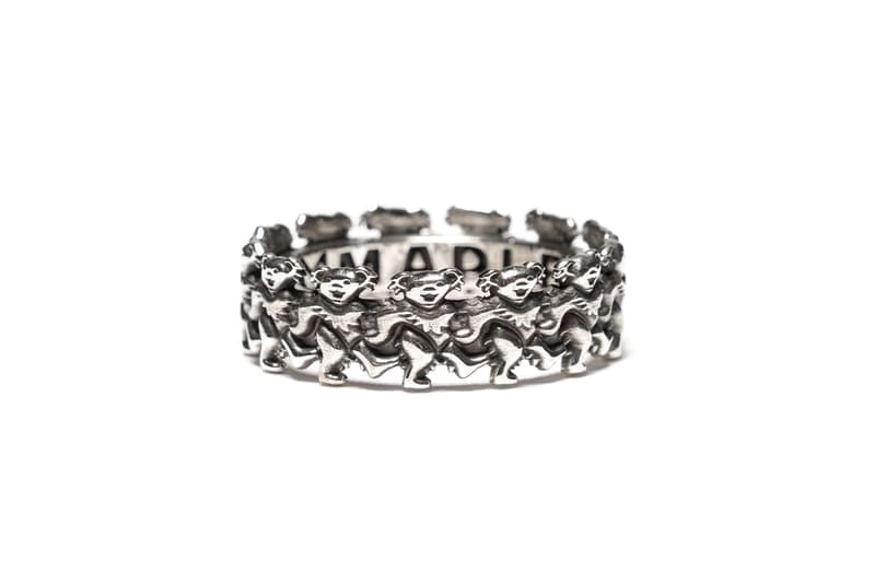 グレイトフルデッドのマスコット ダンシングベアを一周させたリングが登場 MAPLE Grateful Dead ring collection fashion silver gold jewelry accessories deadhead music