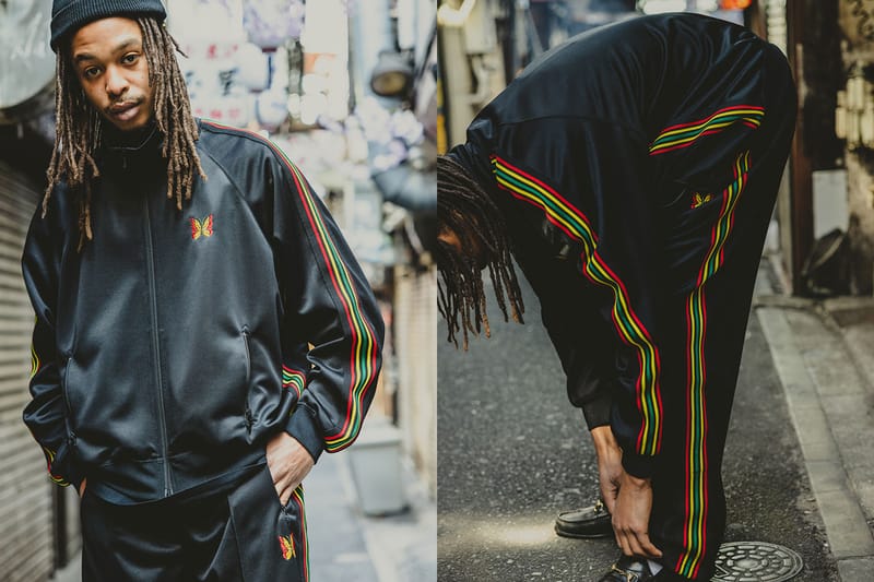 ラスタカラーを配した NEEDLES の別注アイテムが BEAMS から登場