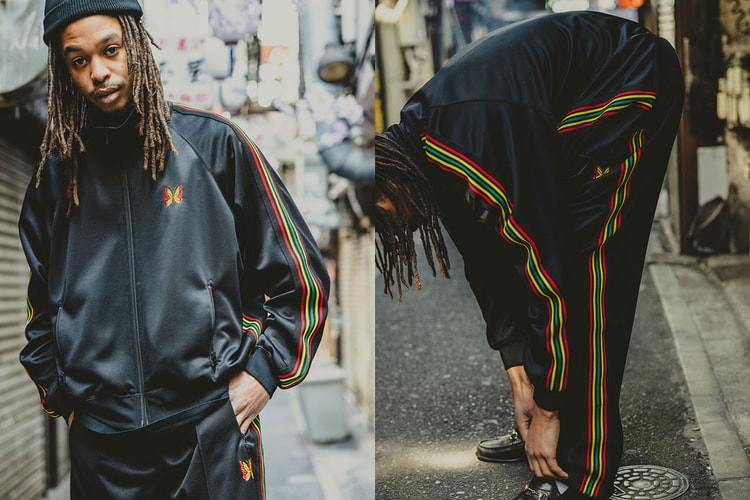 ラスタカラーを配した NEEDLES の別注アイテムが BEAMS から登場