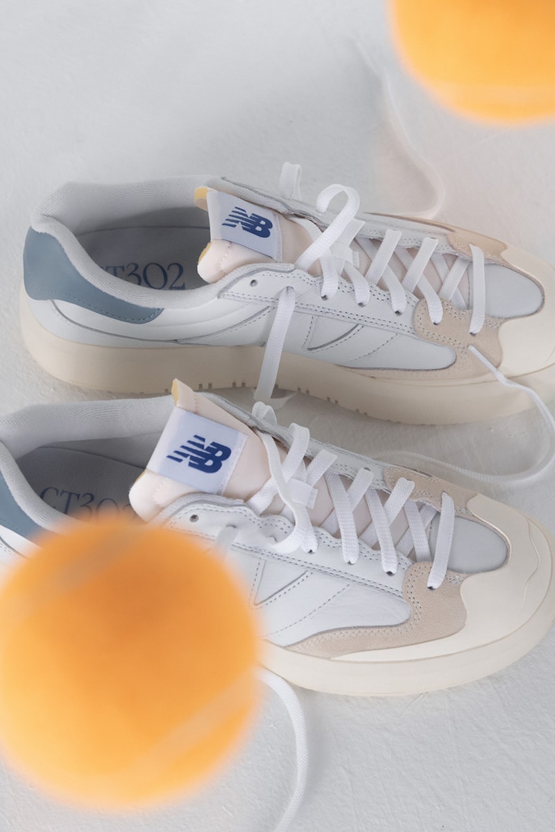 ニューバランスからコートタイプの新作モデルが登場 new balance CT302 white light blue release date info store list buying guide photos price coco gauff