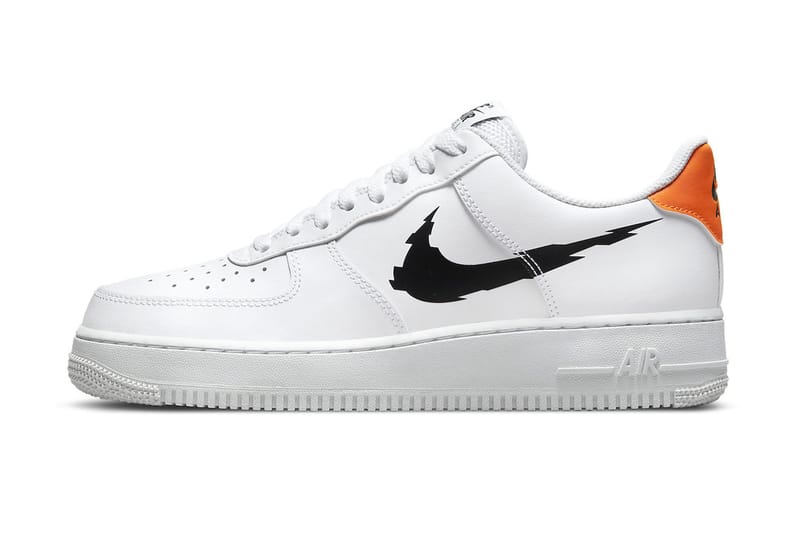 nike air force 1 low white black swoosh