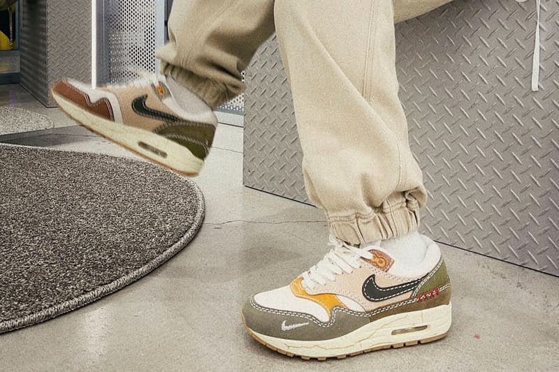 ナイキから日本特有の美意識 “侘び寂び”を表現したエアマックス1が登場 Nike Air Max 1 Wabi Sabi dq8656 133 35 anniversary japanese earthy tones contrast stitch XXXV 3.26 air max day cracked sole release date info