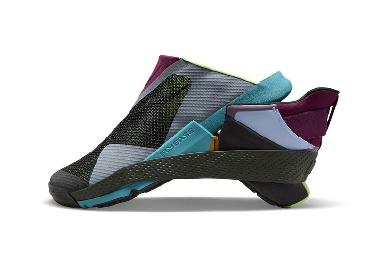 ナイキ初のハンズフリーシューズ GO Flyease からマルチカラーの新色が登場 Nike Go Flyease black lime glow CW5883-004 120 usd 2022 release date info price bistable hinge midsole tensioner hands free 