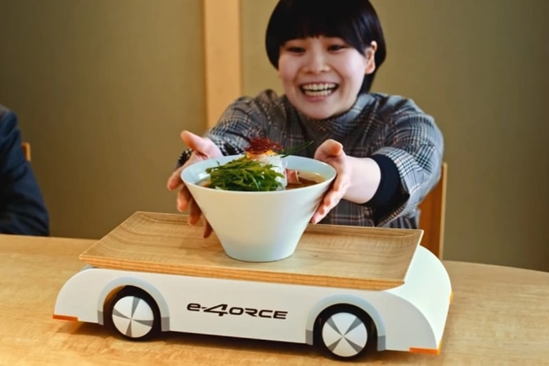 日産が新技術 e-4ORCE を搭載したラーメンカウンターを発表
