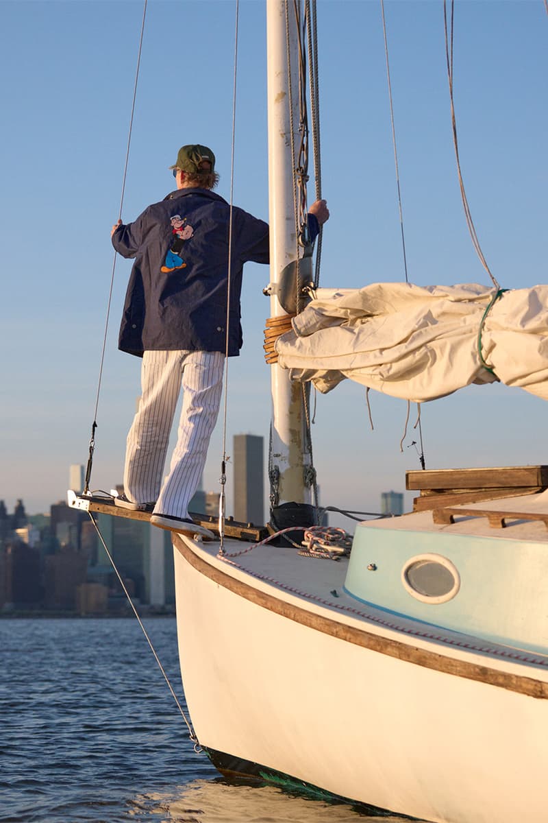 ノアがアメリカを代表するアイコン Popeye とのコラボコレクションをリリース noah new york barbour bedale wax jacket popeye collection release details information