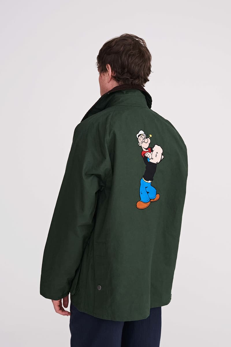 ノアがアメリカを代表するアイコン Popeye とのコラボコレクションをリリース noah new york barbour bedale wax jacket popeye collection release details information