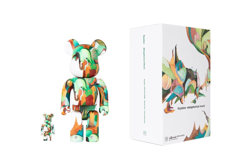 ヌジャベスのベアブリック第2弾が HBX に登場 Medicom Toy Bearbrick nujabes “metaphorical music” 100% & 400% percent yen town market starbase HBX release info price date