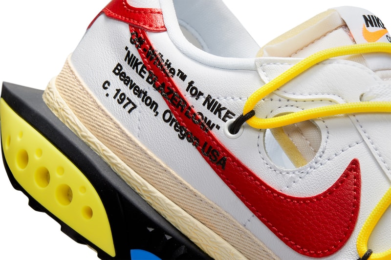 オフホワイト x ナイキブレーザーローの発売情報が解禁 off white nike blazer low black white DH7863-001 DH7863 100 release date info store list buying guide photos price 