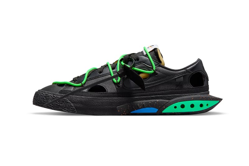 オフホワイト x ナイキブレーザーローの発売情報が解禁 off white nike blazer low black white DH7863-001 DH7863 100 release date info store list buying guide photos price